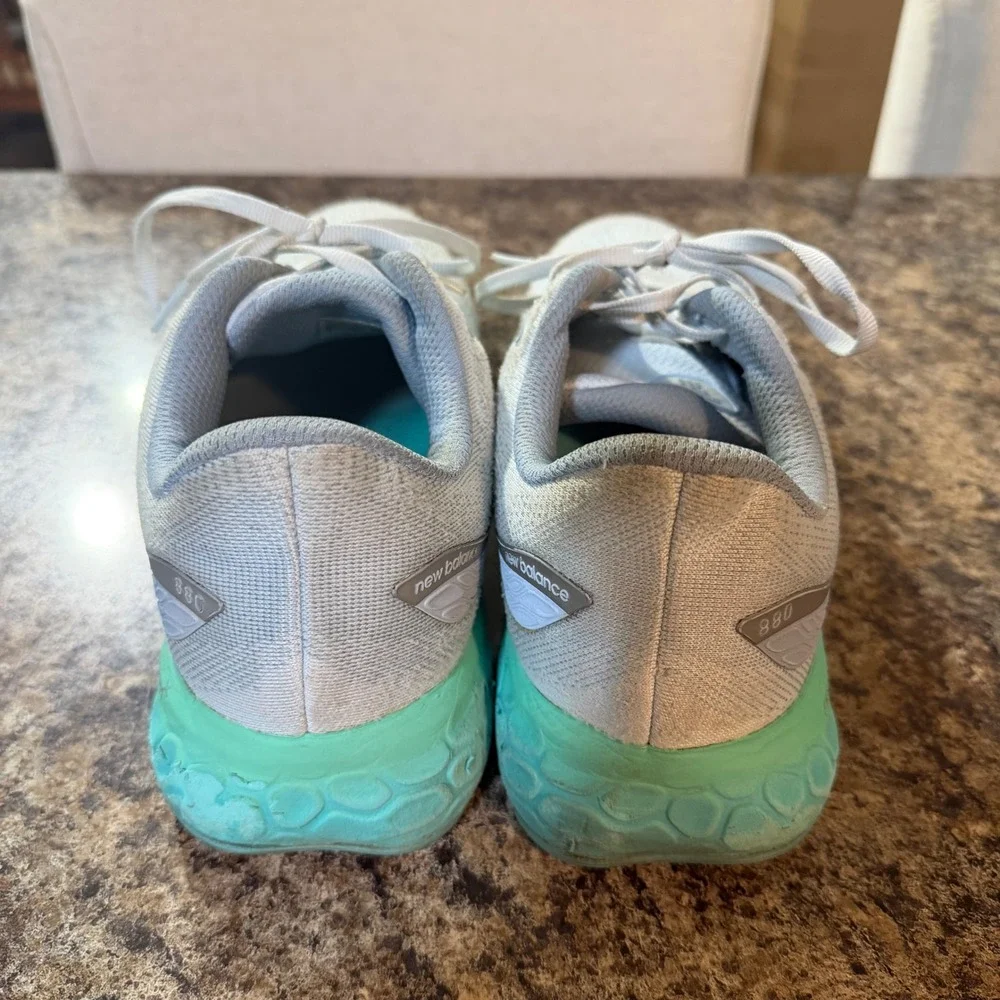 New Balance Fresh Foam 880 v12 Women Running Shoes Blue Teal W880B12 Size 10